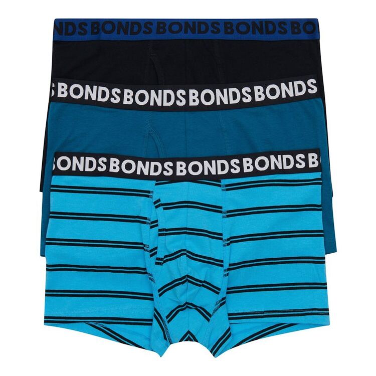 5 x Bonds Mens Everyday Trunks Underwear Black