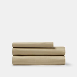 Warwick Home 300 Thread Count Recycled Cotton Sheet Set Tea