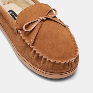 Weavers Men's Roger Suede Moccasin Tan