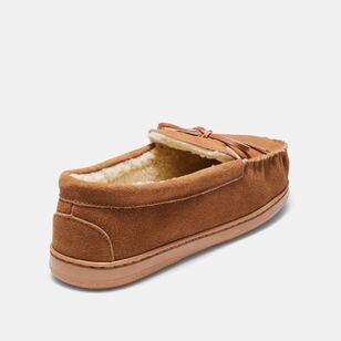 Weavers Men's Roger Suede Moccasin Tan