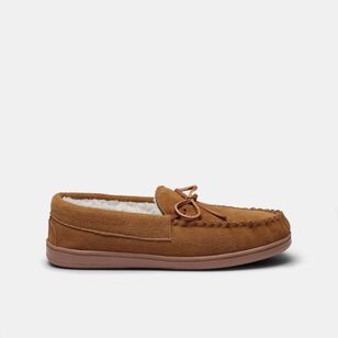 Weavers Men's Roger Suede Moccasin Tan