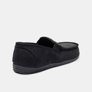 Weavers Men's Theodore Check Slipper Black & Chalk