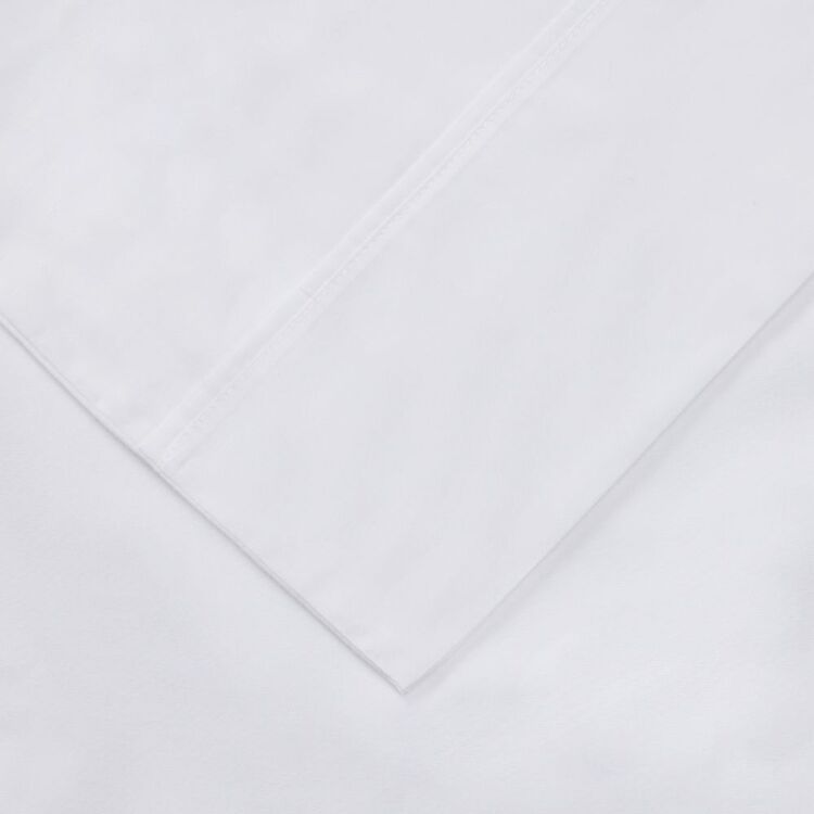 Dri Glo 300 Thread Count Cotton Smart Temp Sheet Set White