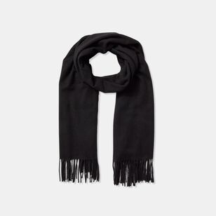 Khoko Women's Fringe Scarf Black