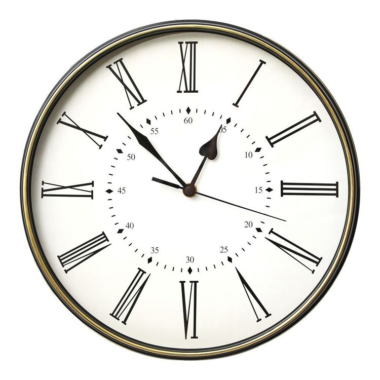 Cooper & Co Royston Wall Clock 32 cm White
