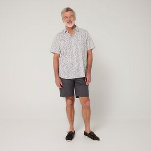 JC Lanyon Men's Everyday Chino Short Grey