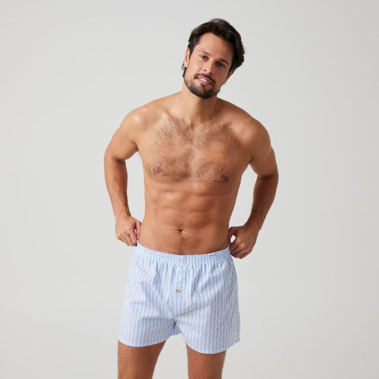 Mitch Dowd Loose Fit Knit Boxer Shorts 3 Pack In Navy