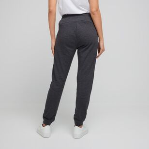 Khoko Collection Women's French Terry Jogger With Cuff Charcoal