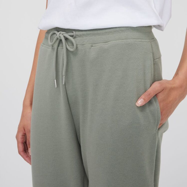 Khoko Collection Women's French Terry Trackpant Light Khaki