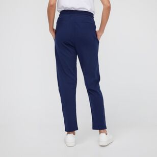 Khoko Collection Women's French Terry Trackpant Navy