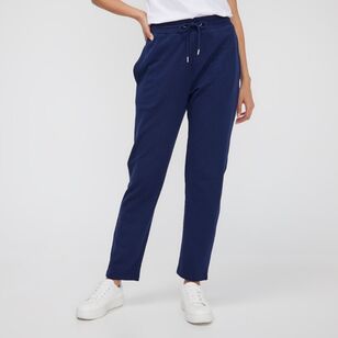 Khoko Collection Women's French Terry Trackpant Navy