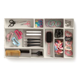 Joseph Joseph Viva 12-Piece Makeup Organiser Set Shell Shell