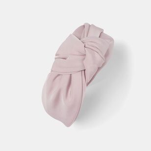 Khoko Women's Satin Turban Headband Blush One Size