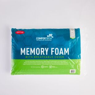 Tontine Comfortech Memory Foam Pillow White Standard