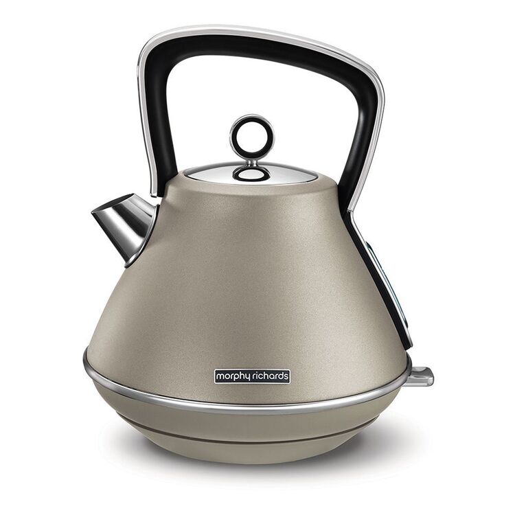 MORPHY RICHARDS Evoke Pyramid Kettle Platinum Harris Scarfe