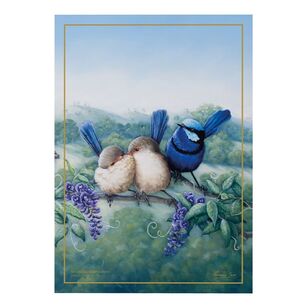 Maxwell & Williams Katherine Castle Birds 10 Year 50 x 70 cm Tea Towel Fairy Wren