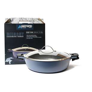 Classica Diamond Stone 32 cm Diecast Chef Pan