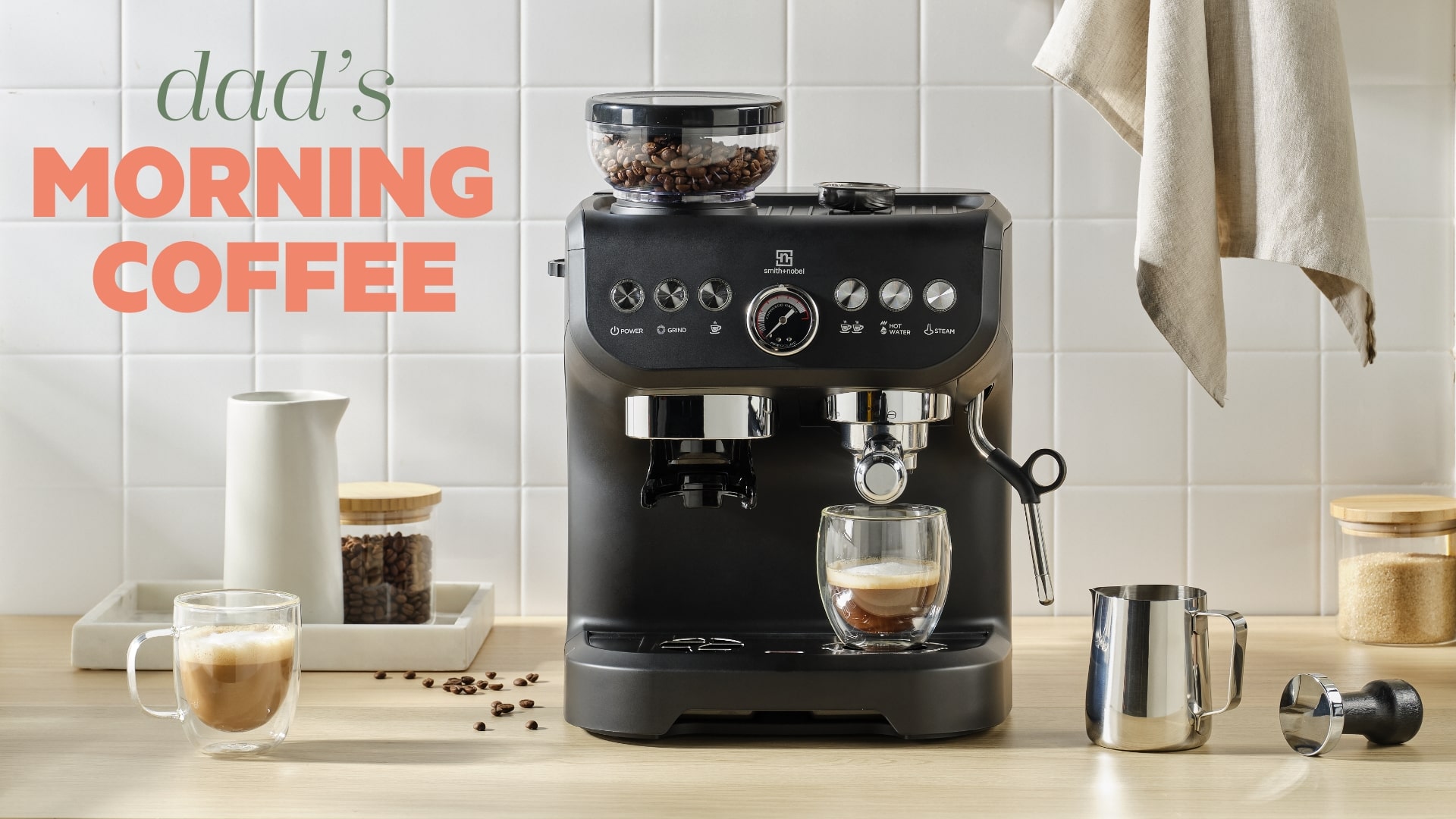 Dad's Morning Coffee: Smith + Nobel Coffee Machine SN-DCM0206D