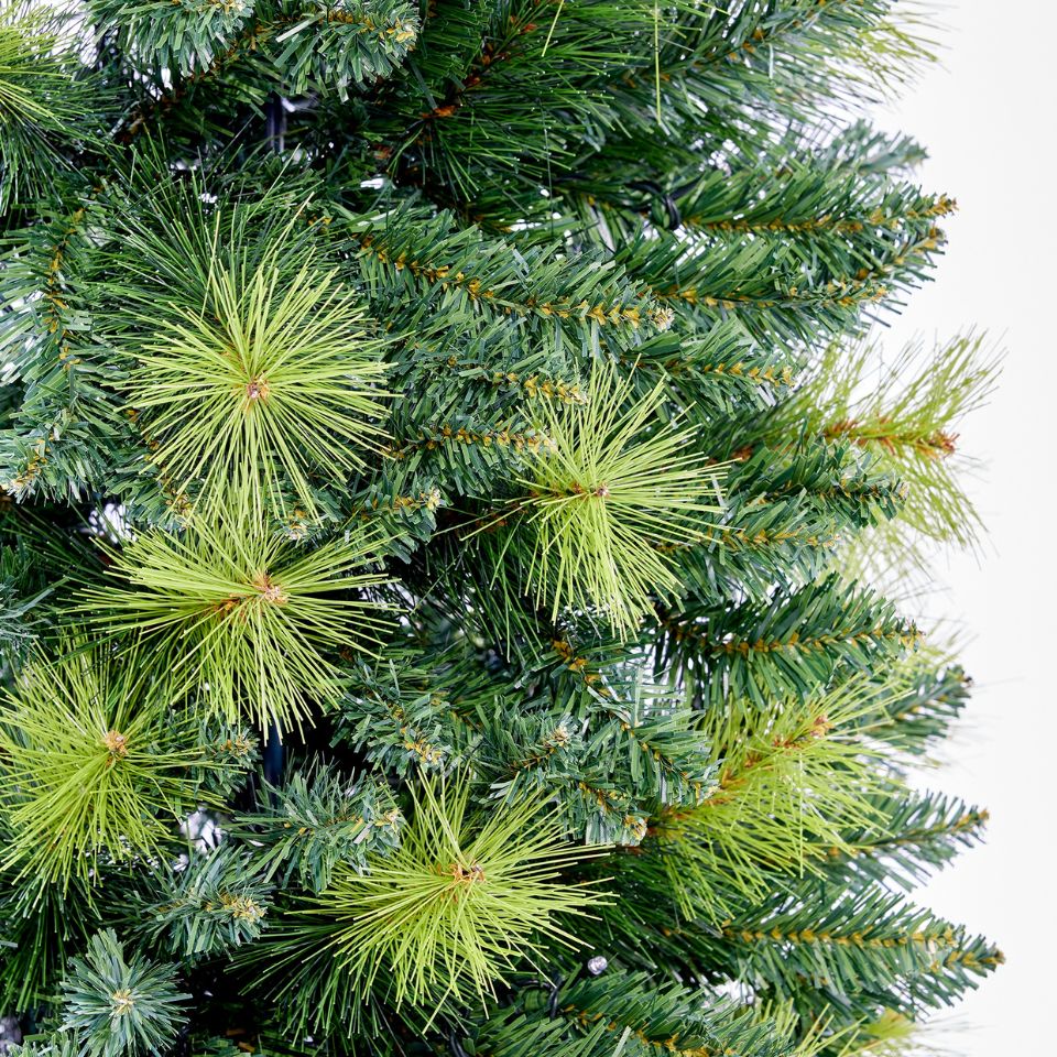 Close up of Soren Aspen 182 cm Pop Up LED Tree bristles