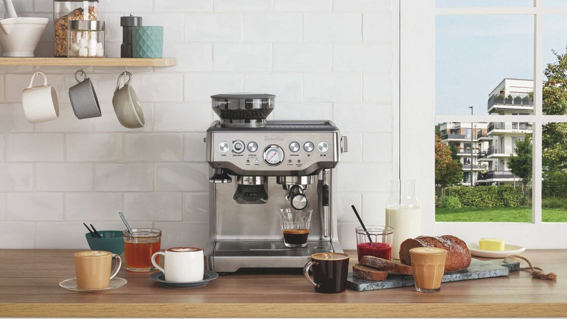 Breville Barista Manual Espresso Coffee Machine