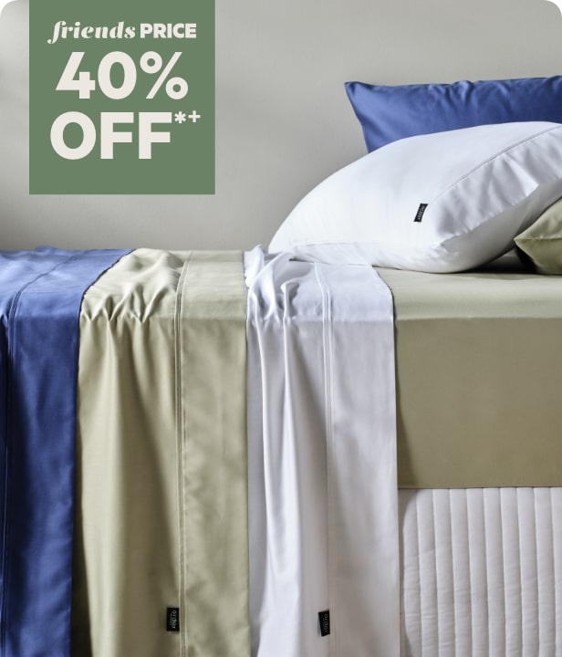 40% Off Full Priced Quilt Cover Sets & Sheets