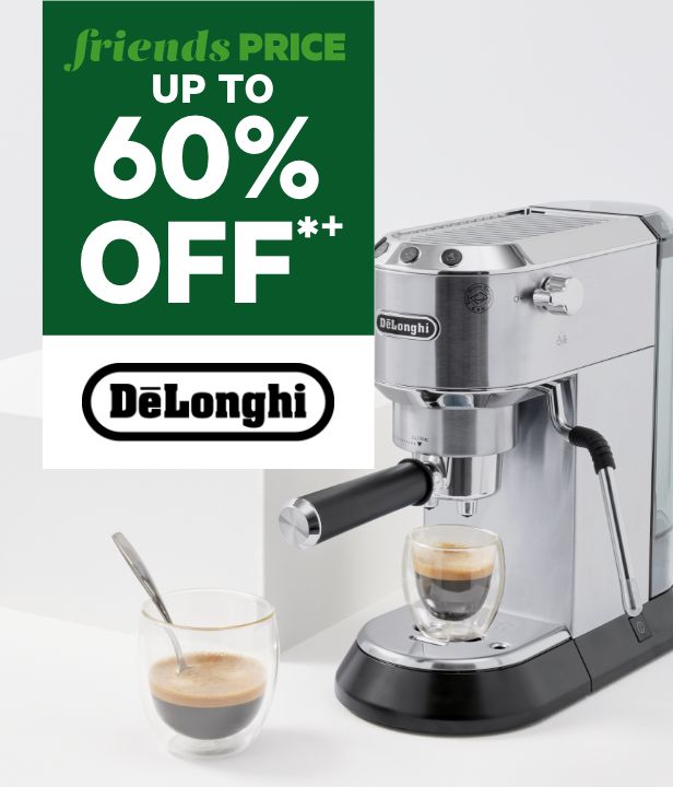 Up To 60% Off Full Priced DeLonghi