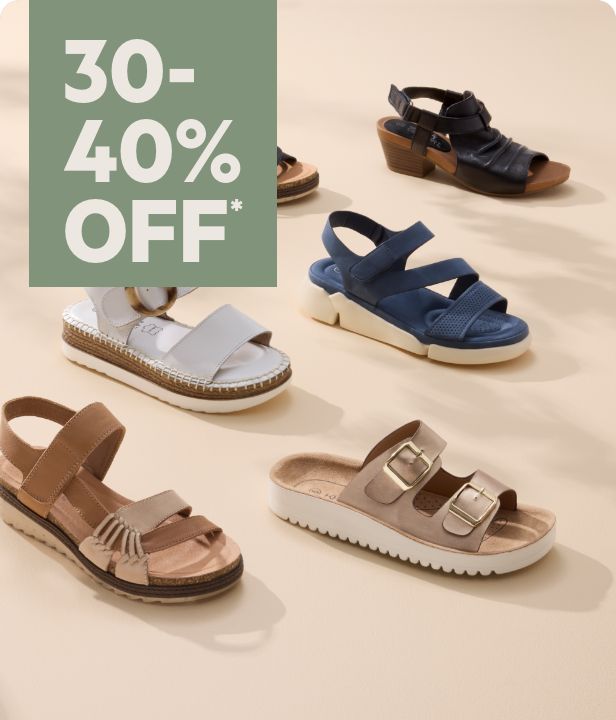 30% To 40% Off* Footwear