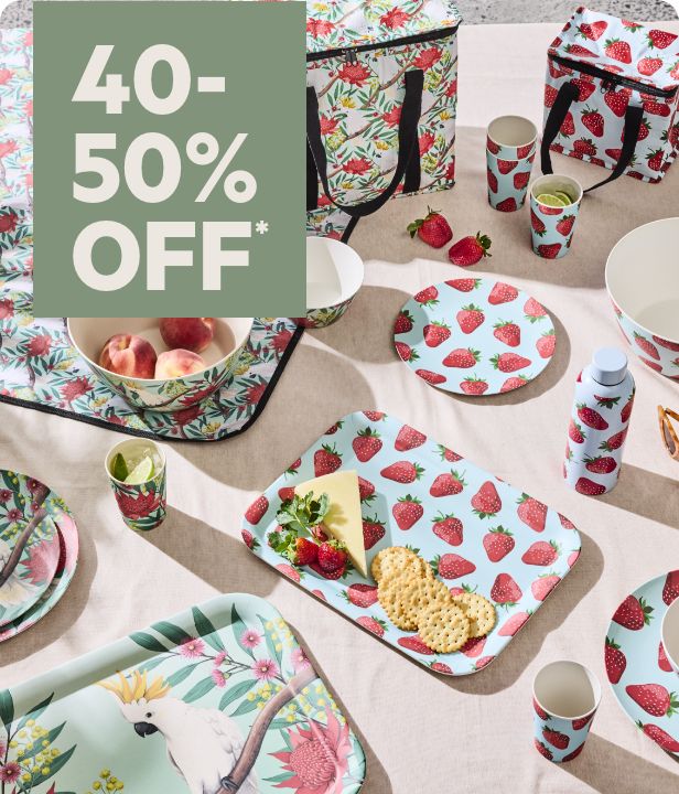 40% To 50% Off* Picnicware & Coolers