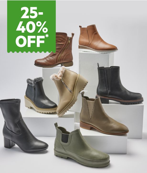 25% To 40% Off All Footwear