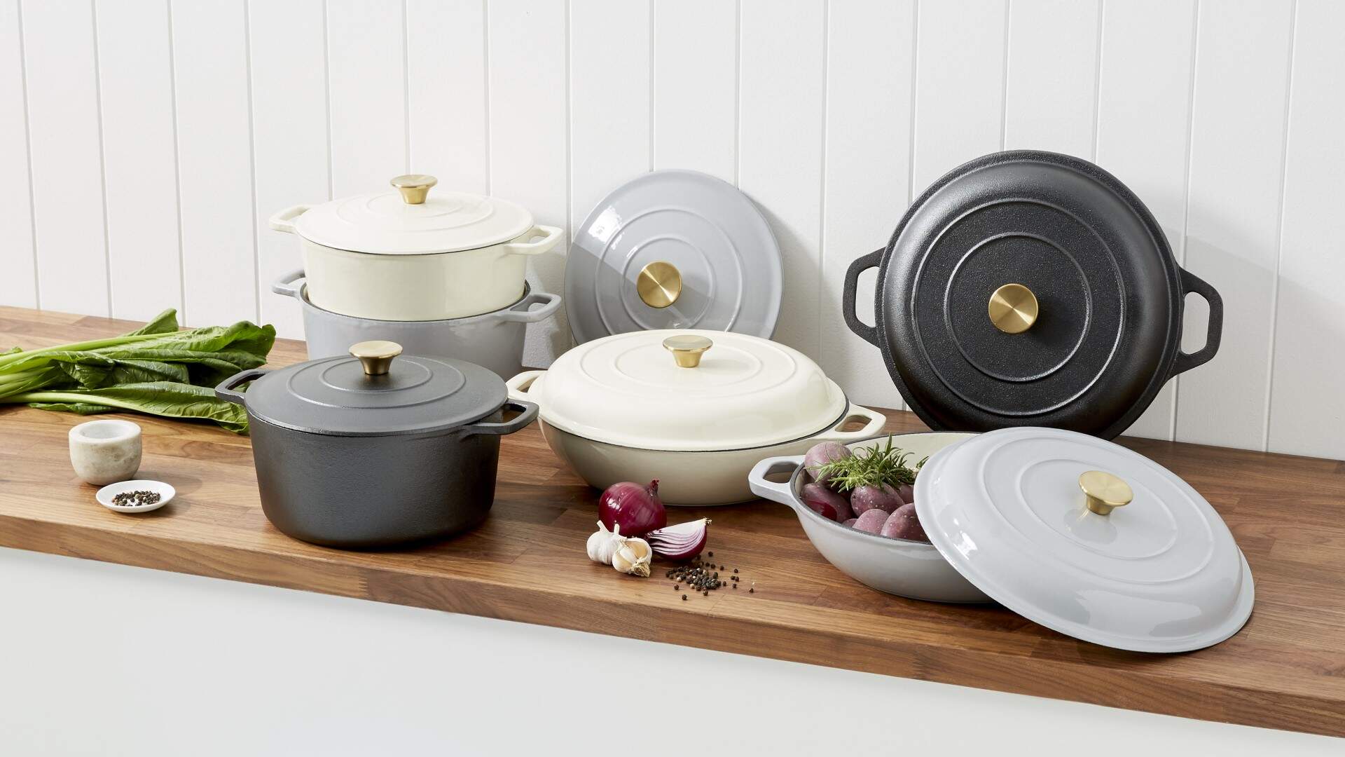 Smith + Nobel Luxe Cast Iron Casserole & Braiser Pots