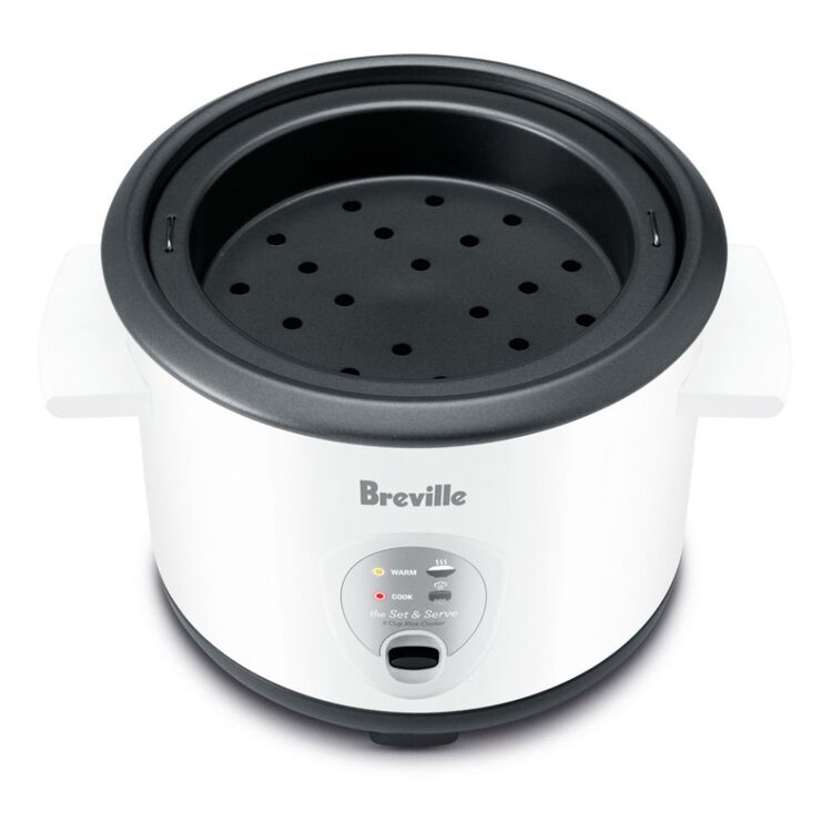 Breville rice cooker and steamer It has a keep warm setting with a
