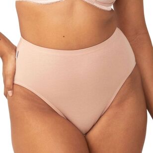 Sloggi Women's Hikini 2 Pack Beige & Navy