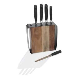 Stanley Rogers 6-Piece Framed Acacia Knife Block Set