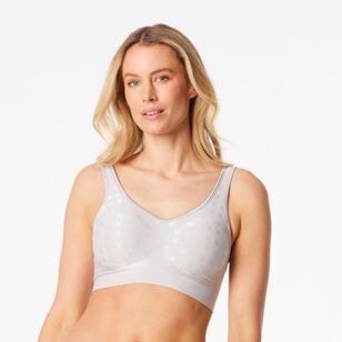 Playtex Women's Comfort Revolution Contour Wirefree Bra Grey