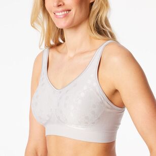 Playtex Women's Comfort Revolution Contour Wirefree Bra Grey