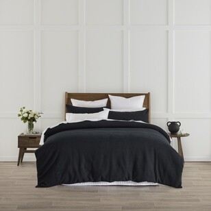 Elysian Capitol Jacquard Quilt Cover Set Black