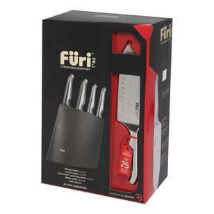 Furi Pro 5-Piece Angular Knife Block Set