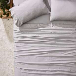 Soren 360 Thread Count Cotton Sateen Sheet Set Smoke