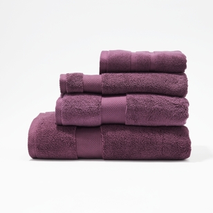 Linen House Luna Towel Collection Plum