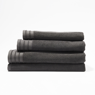 Shaynna Blaze Whitehaven Towel Collection Charcoal