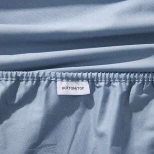 Soren 250 Thread Count Cotton Percale Sheet Set Blue