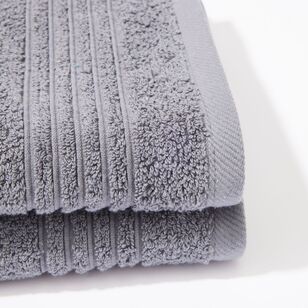 Soren Hand Towel Set 2 Pack Charcoal