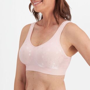 Playtex Women's Comfort Revolution Dot Bra 2 Pack Pink & Brown