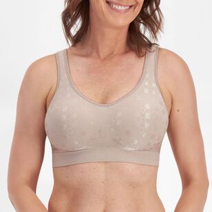 Playtex Women's Comfort Revolution Dot Bra 2 Pack Pink & Brown