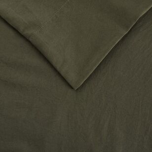 Ardor Vintage Washed Sheet Set Khaki