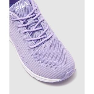 FILA Women's Classico Runner Lilac & White