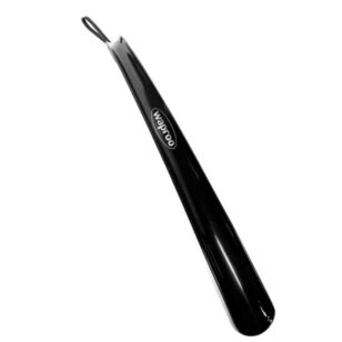 Waproo Platinum Long Plastic Shoe Horn Black