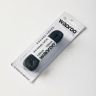 Waproo Platinum 120cm Laces Black