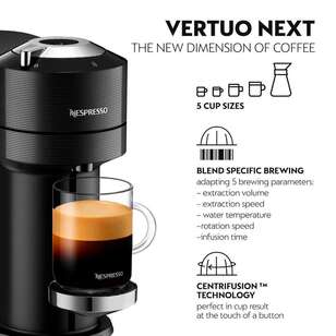 Breville Nespresso Vertuo Next Premium Capsule Coffee Machine BNV530BLK