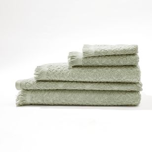 Chyka Daisey Towel Collection Sage